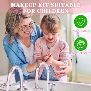 Beauenty Kids Makeup Kit for Girls - Safe Washable Non-Toxic Makeup Set with Accessories - view 4